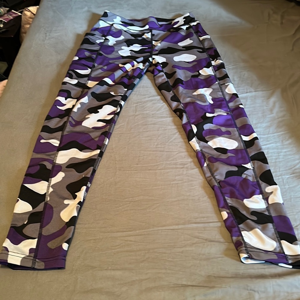 Purple Camo leggings